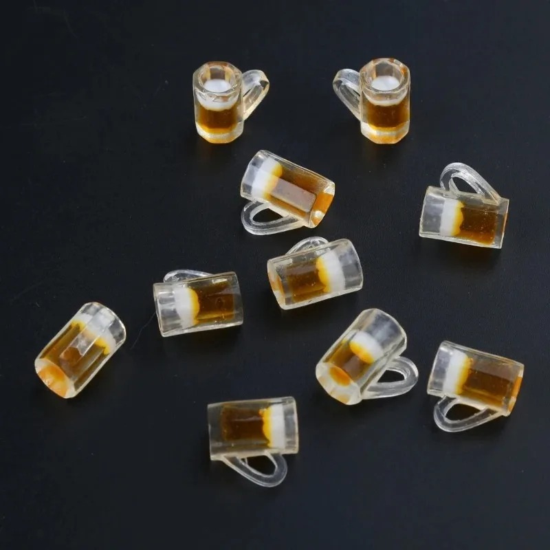 10 個樹脂模擬ワインビールカップミニチュアマグモデルドール - Wine Beer Garden のレビューと価格