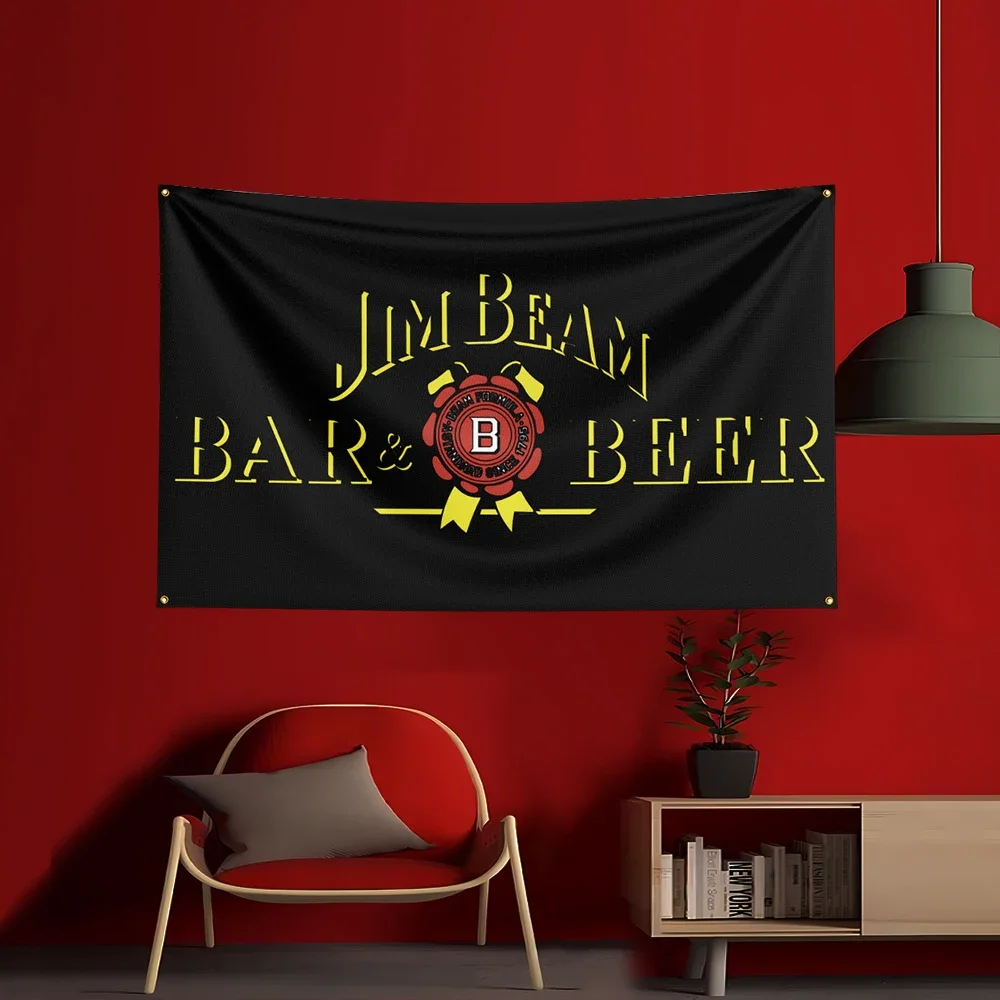 90X150CM ウイスキー・ジム・ビームズ デザインのポリ - Wine Beer Garden のレビューと価格